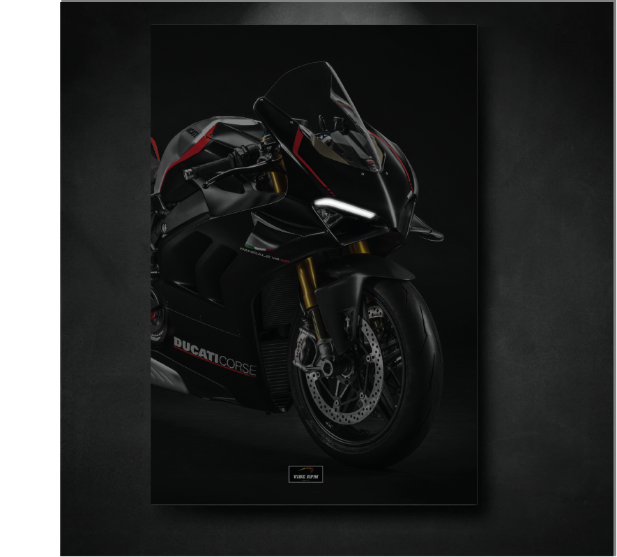 NEON Painting Ducati Panigale V4 SP