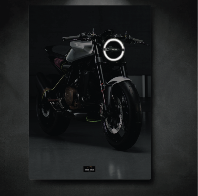 Tableau NEON Husqvarna Svartpilen 701