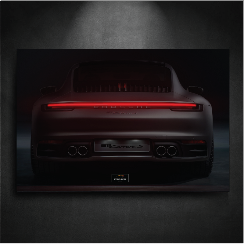 Tableau NEON Porsche 911 Carrera 4S