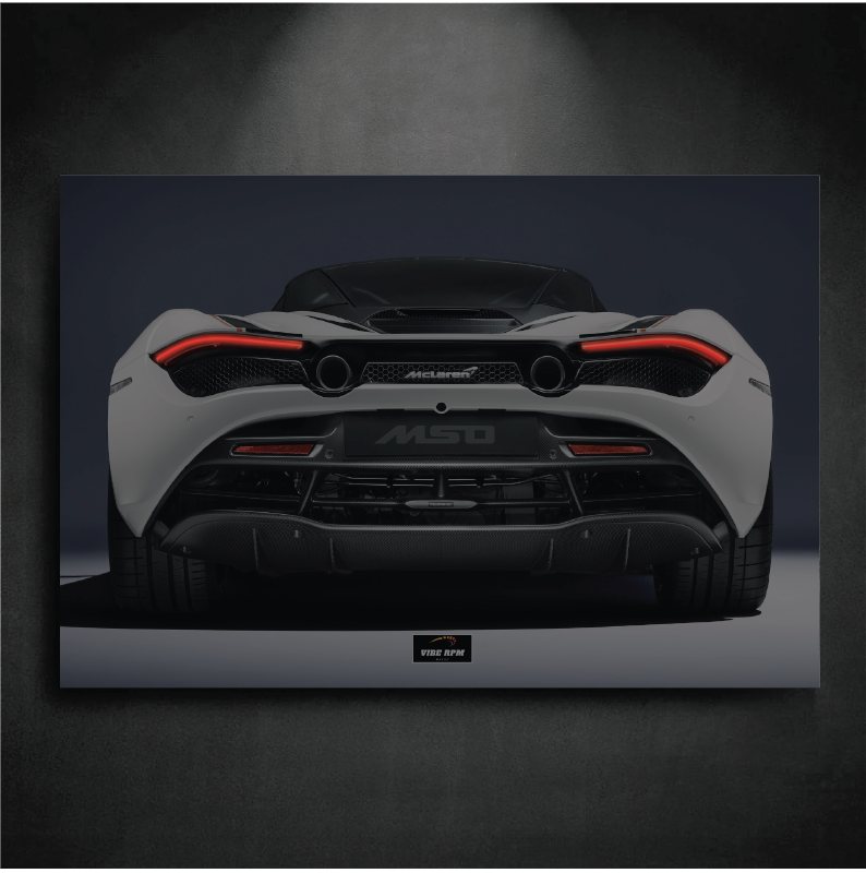 Tableau NEON Novitec McLaren 750S