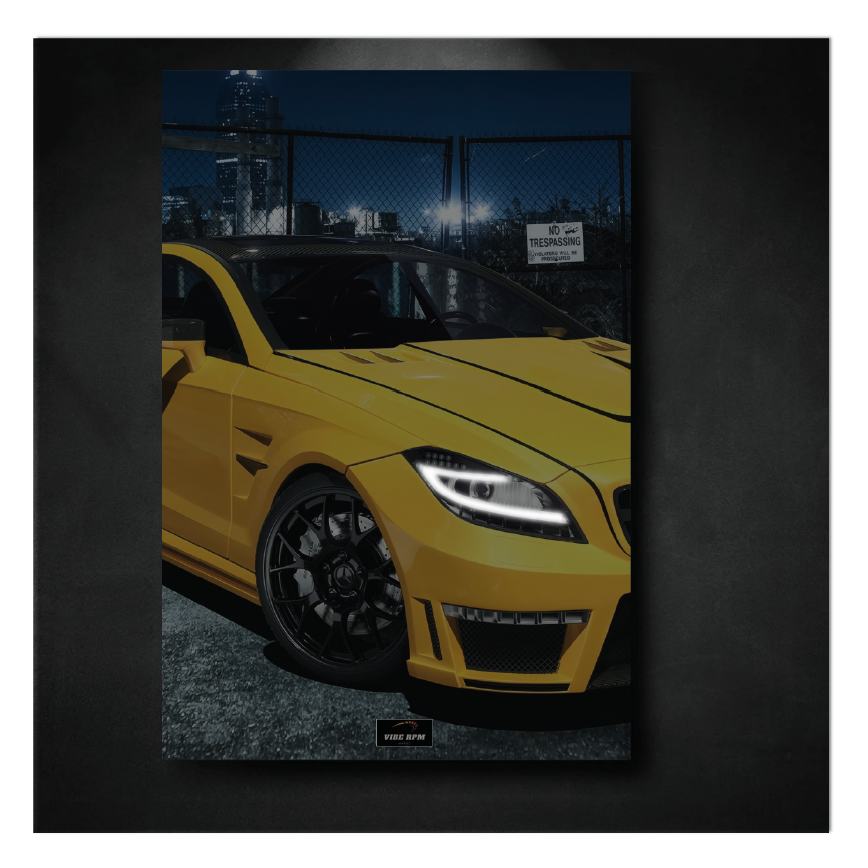 Mercedes AMG CLS 63S NEON board
