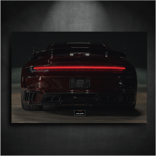 Tableau NEON Porsche 992 Stinger GTR Limited Edition 2/13 ( Red Carbon )