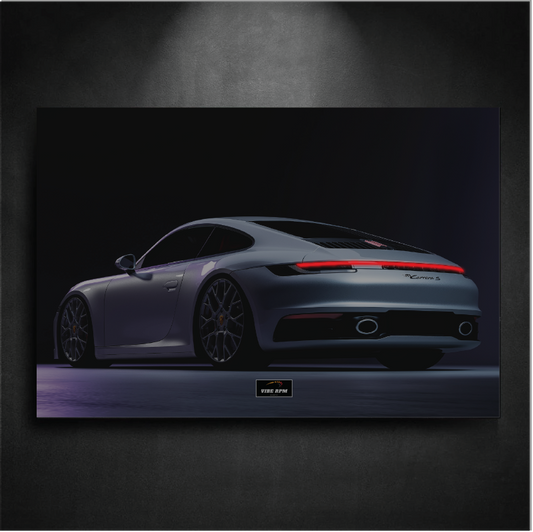 Tableau NEON Porsche 911 Carrera S