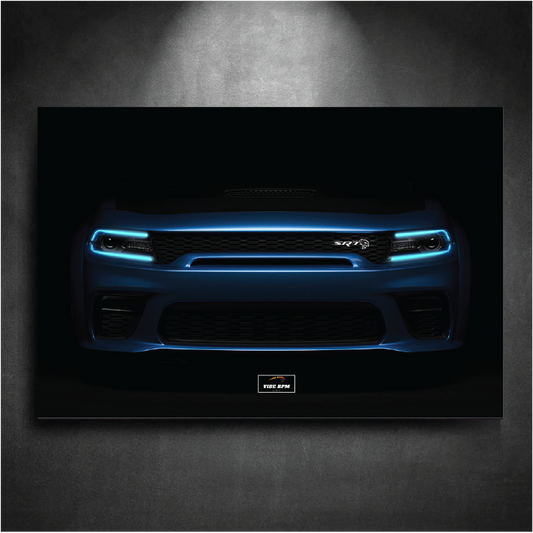 Tableau NEON Dodge Charger SRT Hellcat
