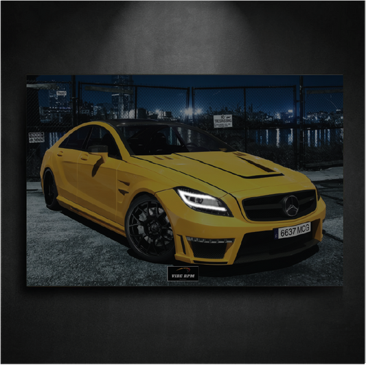 Mercedes AMG CLS 63S NEON board
